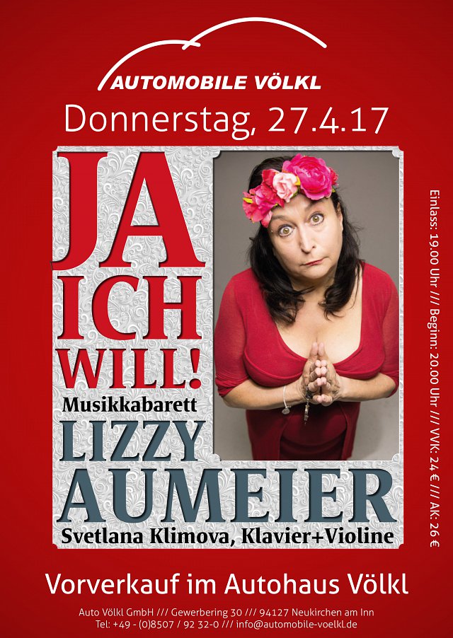 Kabarett mit Lizzy Aumeier